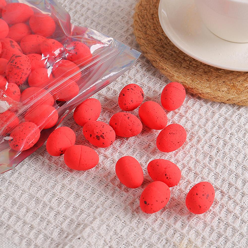 50 Pcs Easter Eggs, Reusable Easter Eggs, Colorful Mini Easter Eggs, DIY Easter Ornaments, Foam Easter Eggs For Wedding, Party Decor, Photography, Bas