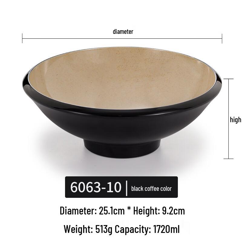

Nordic Style Melamine Noodle Bowl
