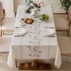 Tablecloth Imitation Cotton And Linen Plant Flower Tablecloth Modern Simple Tablecloth Cover Towel Factory