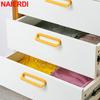 NAIERDI Zinc Alloy Colorful Cabinet Knobs Black Kitchen Handles 96mm Pink Furniture Knobs Kids Room Cupboard Door Pulls Hardware
