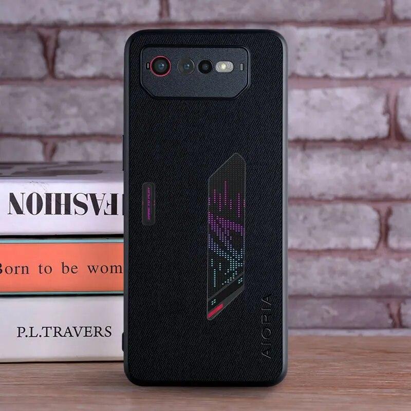 Case for Asus Rog Phone 8 7 6  Coque Luxury Textile Leather Soft Funda Phone Cover for Asus Rog Phone 7 Case Capa