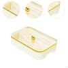 Dry Fruit Serving Tray with Lid Appetizer Plate Candy and Nut Dishes Compartments for