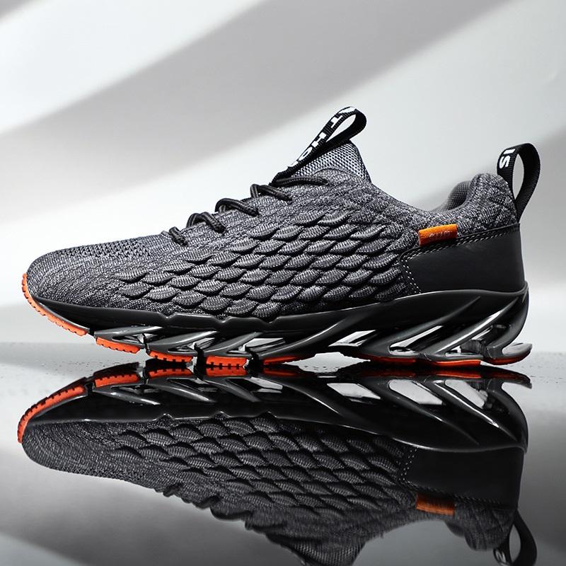 Large Size Men's Shoes Spring And Fall Mesh Popular Men's Tide Shoes Casual Sports Running Breathable Blade Men's Shoes