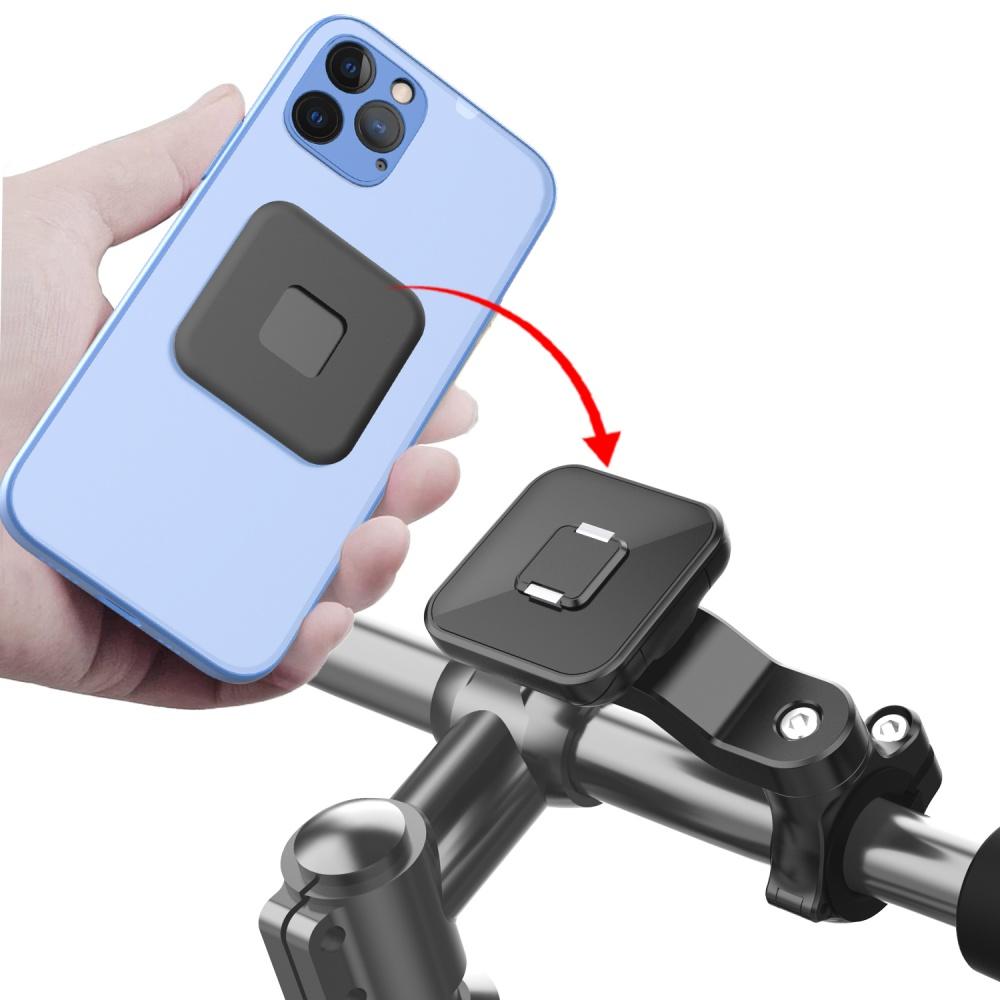

Motorcycle Phone Holder Magnetic Phone Holder Bike Cell Phone Holder Mountain Bicycle Stem Phone Holder For various phone models чёрный