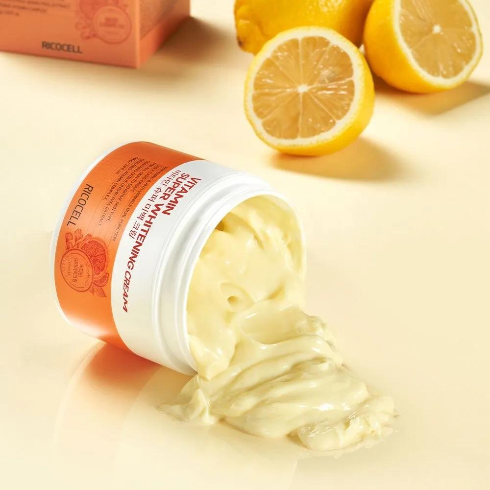 Ricocell 10-Type Vitamin Super Whitening Cream 500g Large Capacity: Skin Pigmentation, Tone-up, Freckles, Wrinkles, Elasticity