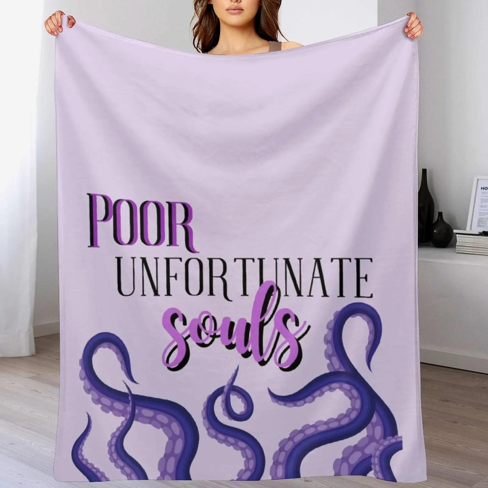 Poor Unfortunate Souls Throw Blanket Air Conditioner Soft Blanket for Office Home 102x76cm(40x30in)