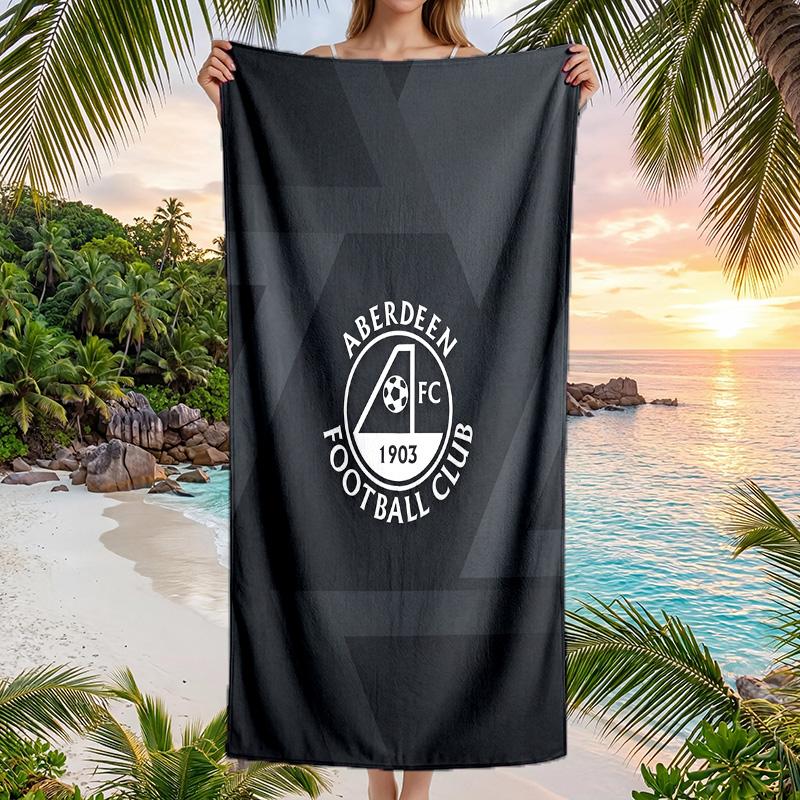 Asciugamano da Spiaggia Asciugatura Rapida Aberdeen FC Stampa Microfibra Assorbente Portatile da Viaggio Asciugamano da Nuoto