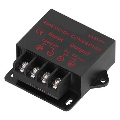 Convertitore di Tensione DC 12V 24V a 5V 5A Alimentatore Riduttore Regolatore Modulo Trasformatore