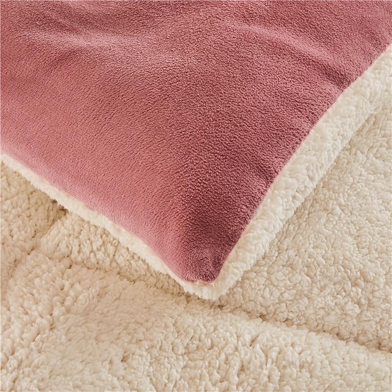 New 1pc High Quality Three-layer Warm Comforter Autumn And Winter Thickened Quilt Warm Quilt Core Heats Up Instantly