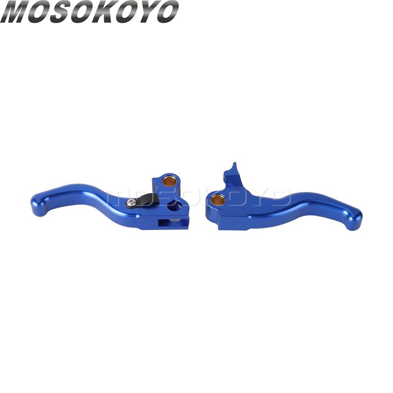 3-Finger Kurzer Bremskupplungshebel Schalthebel CNC-Aluminium Bremssteuerung für Harley Sportster 883 1200 XLH XL Custom Roadster