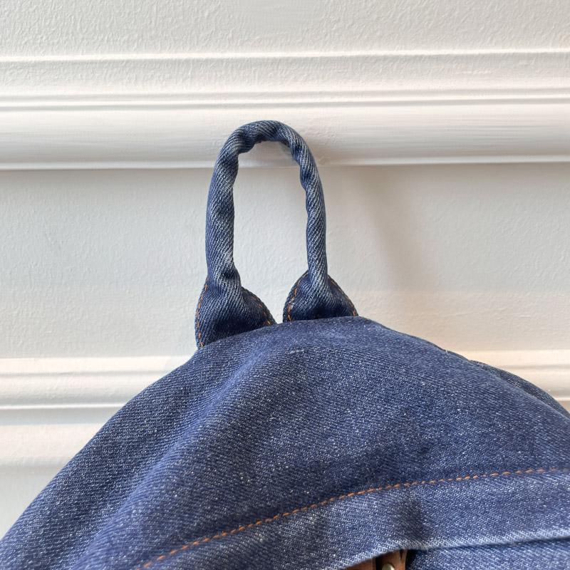 Large Capacity Denim Backpack Women's Backpack Student Travel School Bag