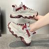 Leather dad shoes autumn and winter new retro small platform sports and leisure shoes