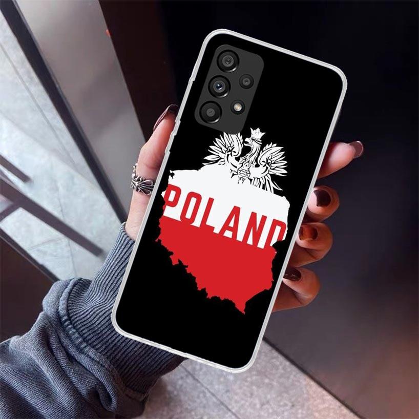 Poland Flag Phone Case For Samsung Galaxy A17 A57 A37 A16 A26 A36 A56 A15 A25 A35 A55 A14 A13 A54 A53 A34 A24 A33 A23 Galaxy A17