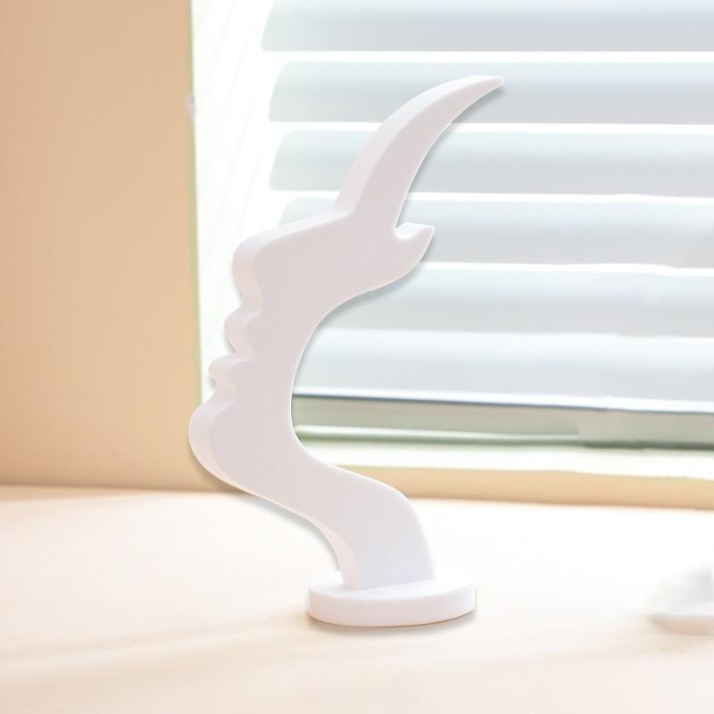 1pc Unique Curved Eyeglass Holder Stand Secure & Artistic Storage Solution Elevate Desk or Nightstand Decor Practical Minimalist