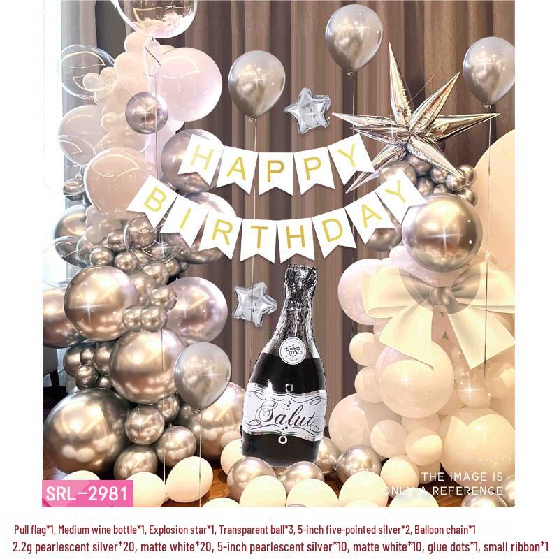 Geburtstagsdeko Ballon-Set für Kinder - Themen-Hintergrund mit Folienballons