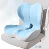 Universal Seat Cushion Anti-Slip Base Design Memory Foam Seat Cushion with Lumbar Support Ergonomic Wheelchair Cushion