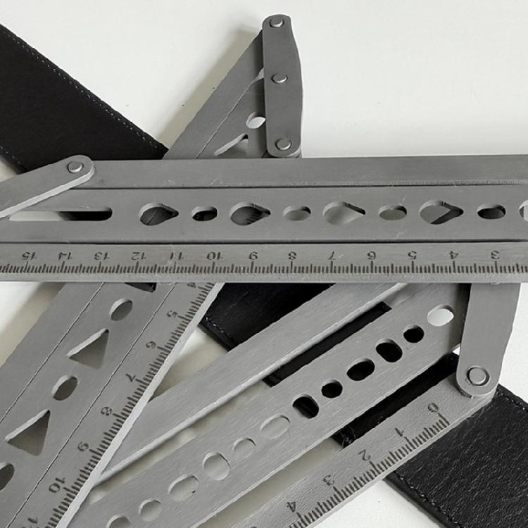 Alignment Guide Tool For Perfect Center Holes In Belts Shoulder Bags And  Accessories