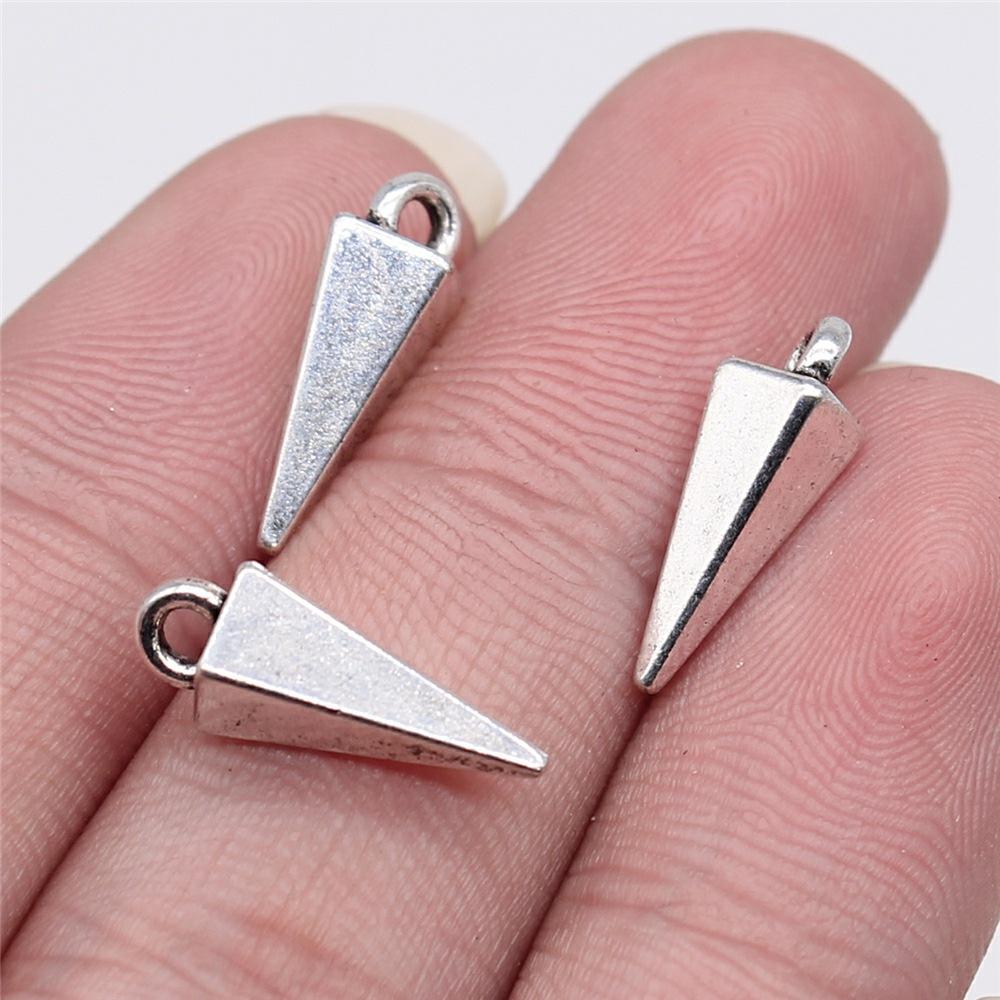 20pcs Gothic Styles Awl Bodkin Charms For Jewelry Making Antique Silver Color Pendants DIY Crafts Making Findings
