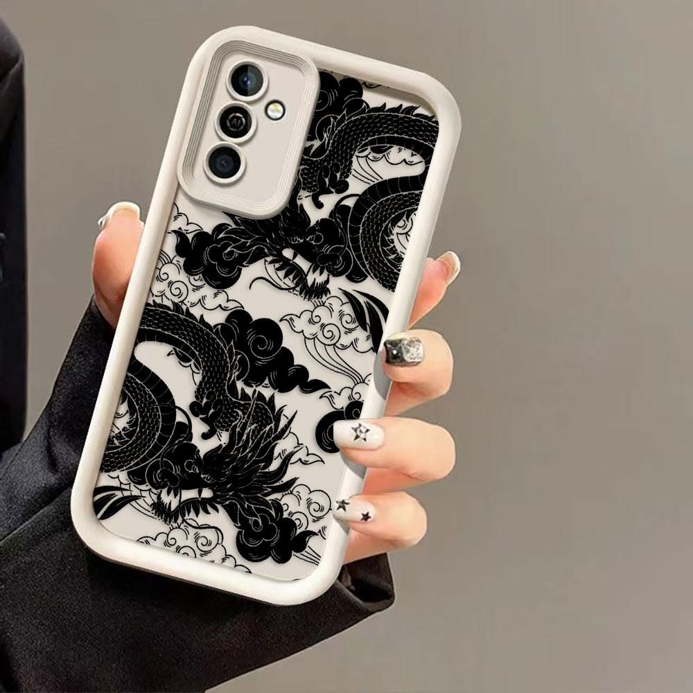 

Comics Dragon Caricature Cover Phone Case For HONOR 600 400 90 LITE 300 200 70 50 20 10I 9X 8X PRO DIY Case Shell Funda Capa HONOR 20
