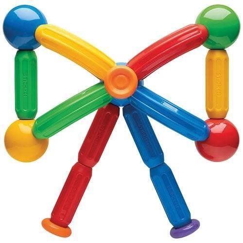 Stick-O Jeu de construction magnétique pour enfants à partir de 1,5 ans, jouets de construction créatifs, jouets éducatifs, 20 pcs