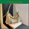 Stylish Chic Tote Bag For Summer 2024 Trendy Casual Crossbody Bag With Soft Canvas Material