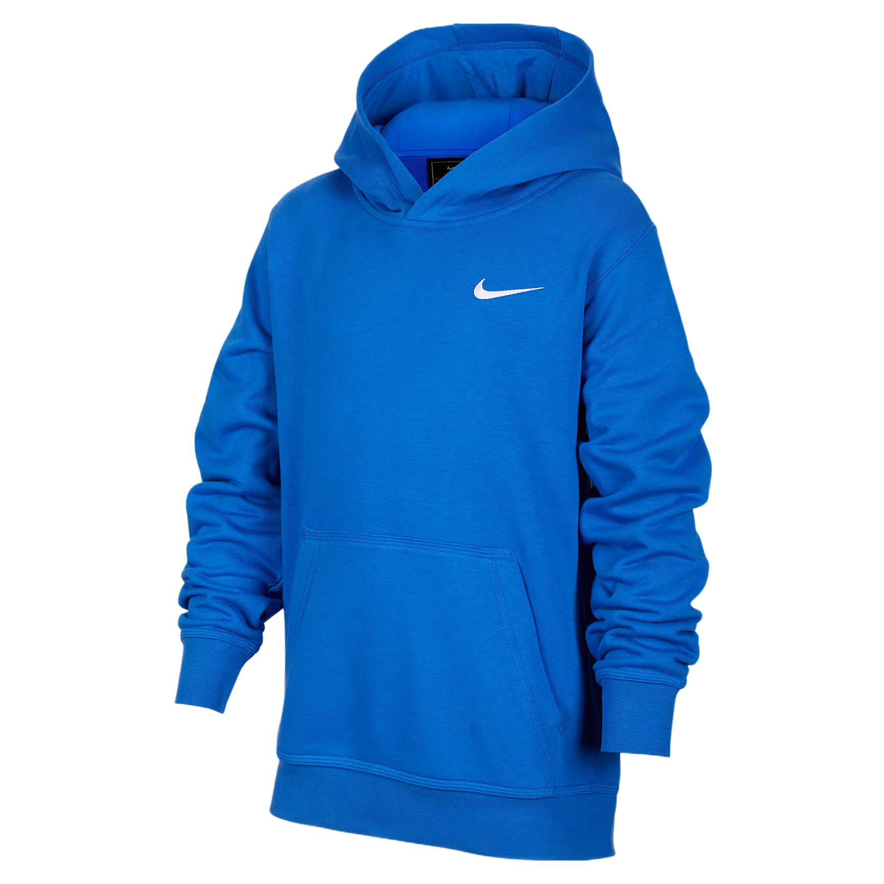 

Nike Club Team Solid Color Hoodie With Kangaroo Pocket Kids hoodies IB8746-450 XS