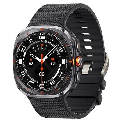 Official Silicone+Nylon Band For Samsung Galaxy Watch Ultra Strap 47mm Functional Sport Belt Bracelet Galaxy Watch 7 Ultra 47 Mm