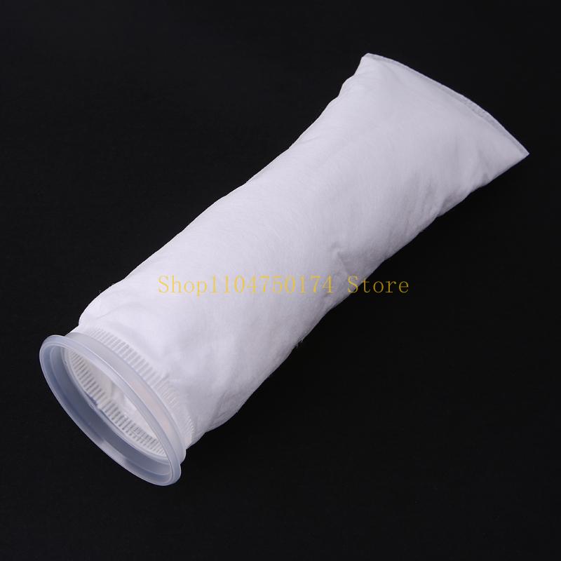 Aquarium Filter Socks 100 Micron 15 In Long 4 In Plastic Ring Nylon Filter Bags top sale