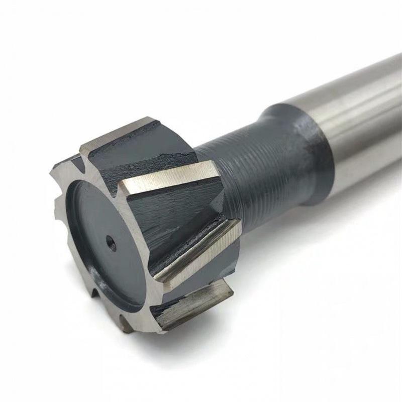 High-Speed Steel T-Slot Trapezoidal Cutter 10-28mm Straight Shank