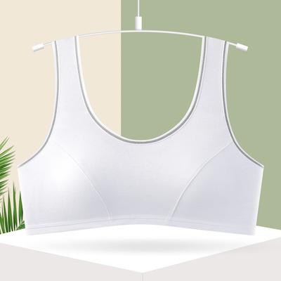 U-back Comfortable Girl's Development Period Underwear Growth Vest Seamless Breathable Bra