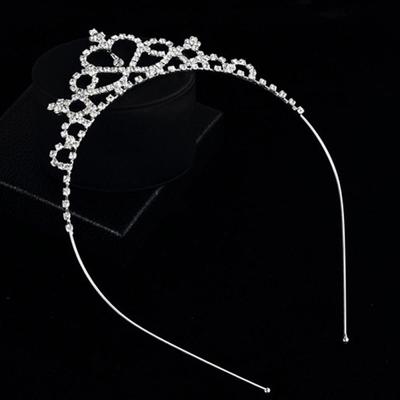 Party Prinzessin Braut Diadem Kristall Krone Haarreif Stirnband