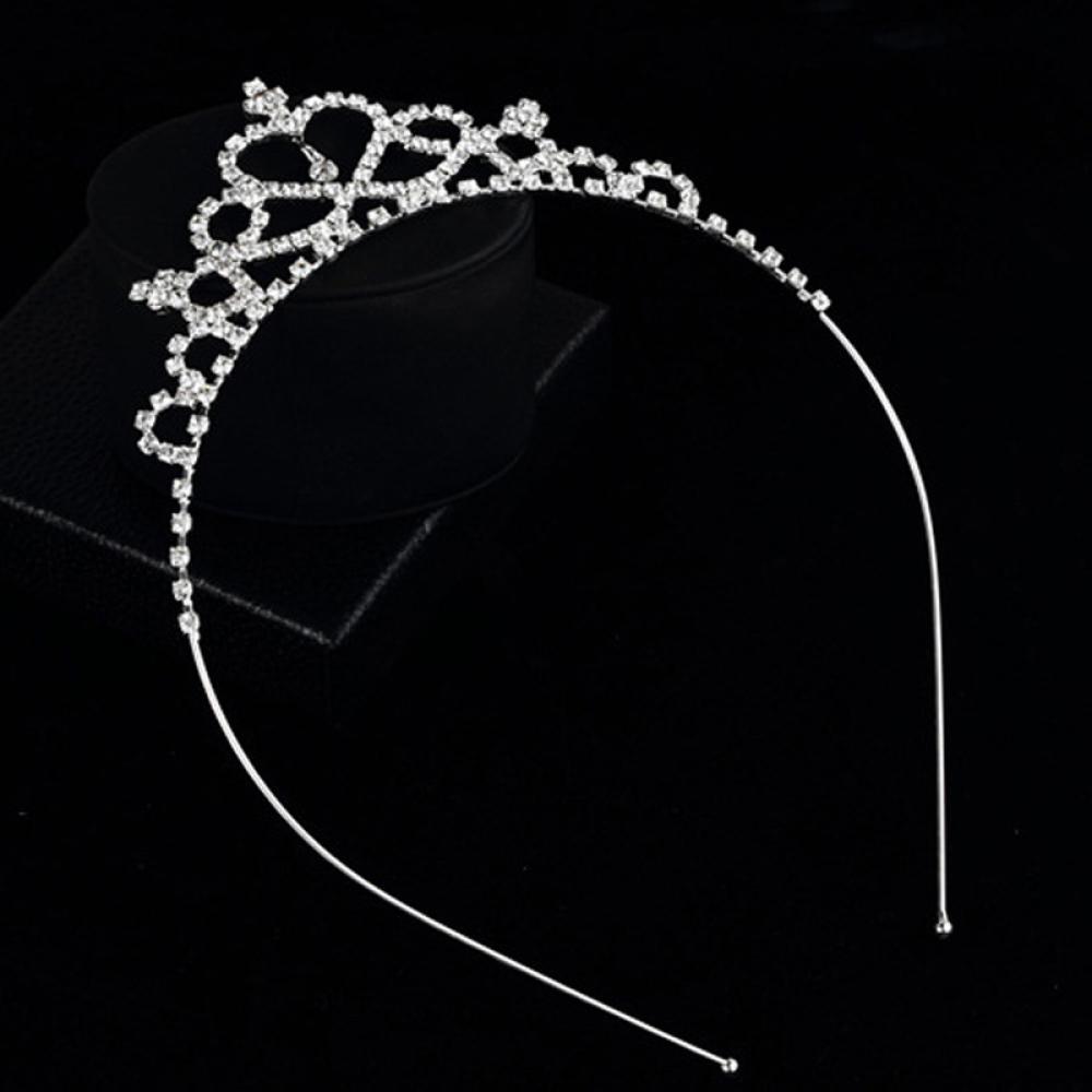 Party Diamond Bridal Tiara Headband Crystal Hair Hoop Crown