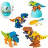 Disassembly and Assembly of Twisted Egg Stall Balong Educational Toys Children's Fun Eggs DIY Assembly Building Block Night Market Stall Toys