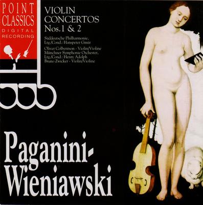 CD PAGANINI  WIENIAWSKI  Violin Concertos Nos. 1  2 2671502 Point Classics Japan Classical Used