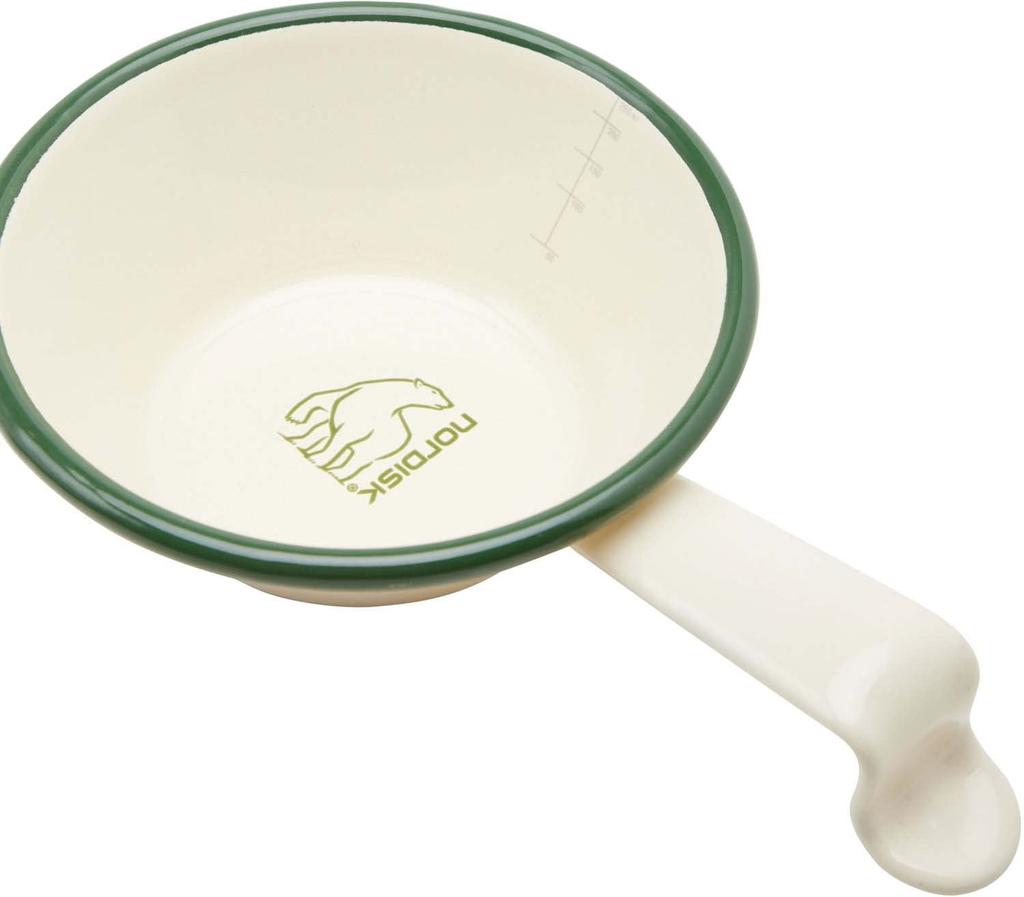 NORDISK Outdoor Camp Sierra Cup Emaille Madame Blau Messbecher 250ml MADAM BLA MESSBECHER Creme Original 10421002 [Japanisches Produkt]