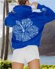 Popular European-Size Embroidered Drop Shoulder Hoodie