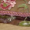 Talos Home Textile Blumen bestickte luxuriöse 3D-Fenstervorhänge aus Stoff, transparenter Tüll-Vorhang