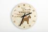 Schnauzer I - clock with dog, wooden clock with engraving, personalised clock by Art-Dog