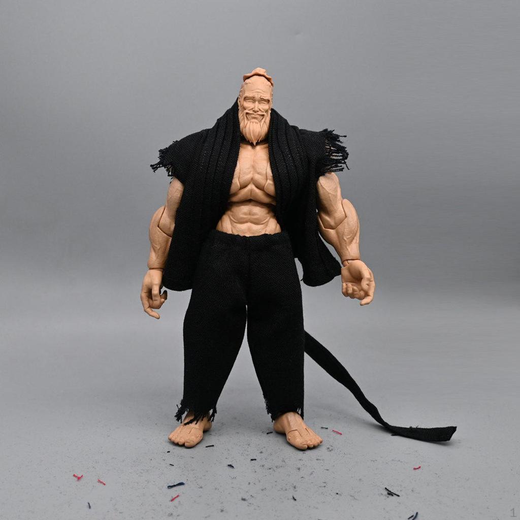 1/12 Action Figure Clothes Doll Costume Men Judo Uniform Fashion Trendy Mini Dress up Miniature