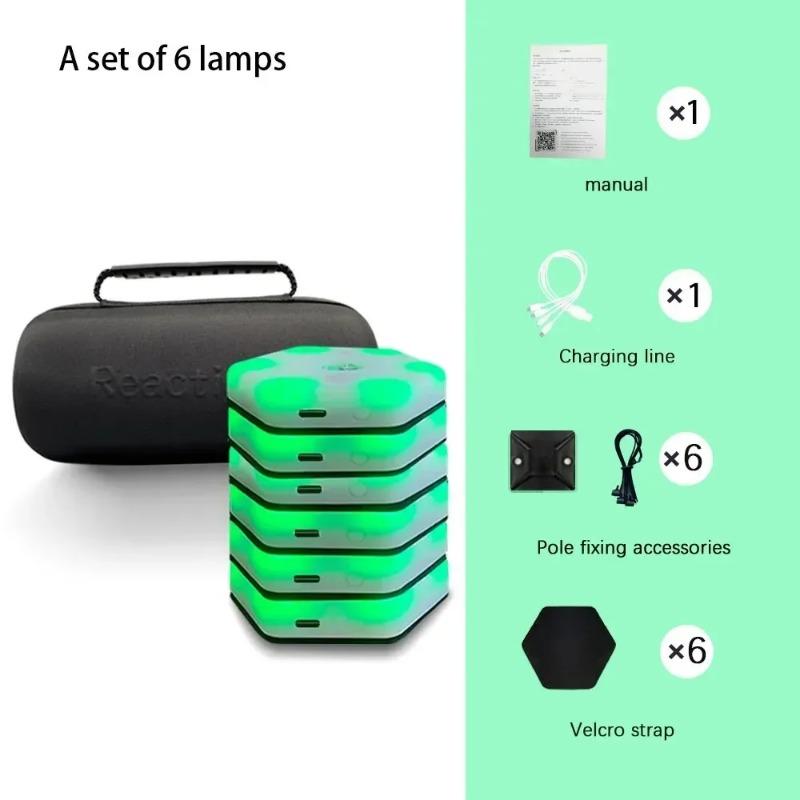 Reaction Training Light Speed Training Equipment Training Lights System Practical suitable for Outdoor Sports Exercise Home