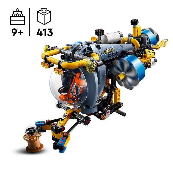 LEGO Technic 42201 Le sous marin de recherche en haute mer - Jeu de construction dès 9 ans