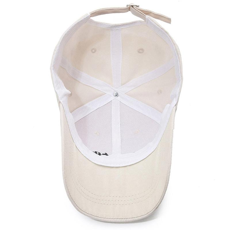 Sweet Peachy Letter Embroidery Baseball Hat For Women Korean Girl Peaked Cap Outdoor Soft Cotton Snapback Sun Visors Hat