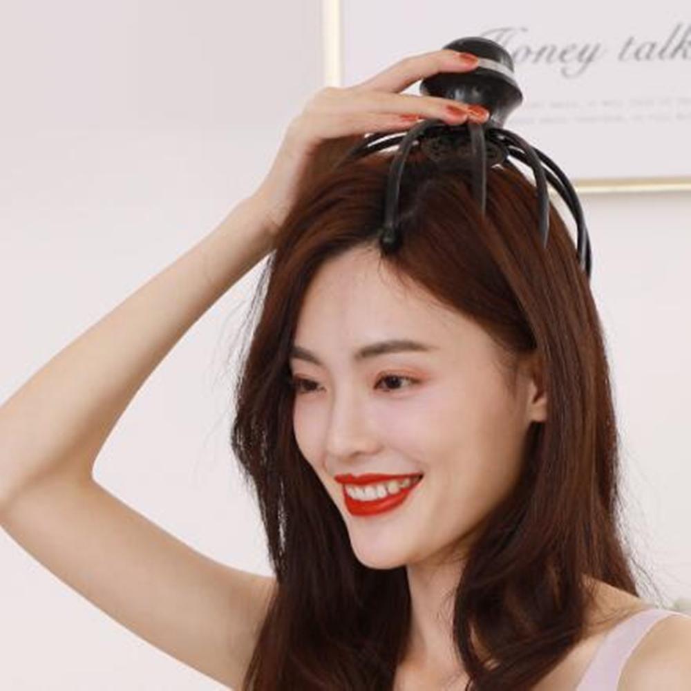 12 Claw Electric Head Massager Neck Massage Scalp Relax Calm Stress Relief USB