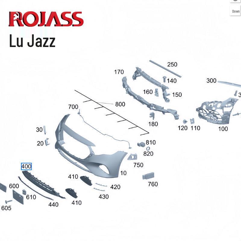 

Designed for the new Mercedes-Benz E-Class: Front Bumper Black Crescent and Wind Knife for E260, E300L, E350eL Sport Version W214. Other Components (Contact Customer Service)