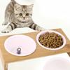 Cat Feeding Bowl Ceramic Food Bowl Pet Feeder Dish for Cat Dog Indoor Outdoor