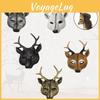 Fantastiskt hjortmask för cosplay och kostymfester Olika färgval