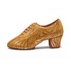 Professional Latin Dance Shoes Adult Women Teacher Shoe Woman Dance Shoes Sport Training Leather Dance Shoe Sneakers Shiny
