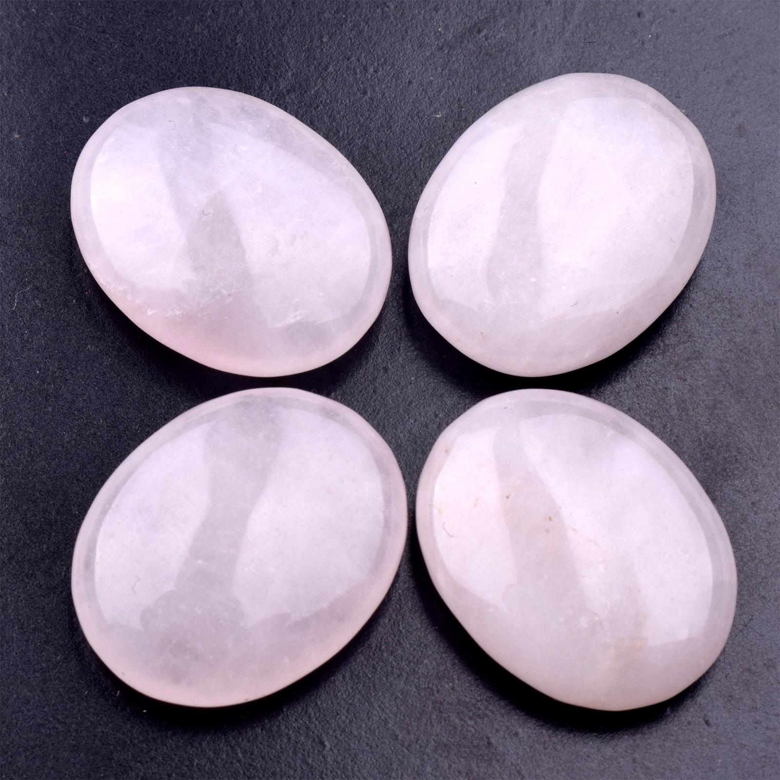 

Натуральный кристаллический тальковый камень 20 мм, овальный массажный камень – набор из шести штук