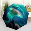 1pc Jellyfish Outdoor Umbrella - Automatic Opening/Closing, Portable 3-Fold Design with 8-Bone Iron Frame, Perfect Gift for Jellyfish Fans, Travelers,