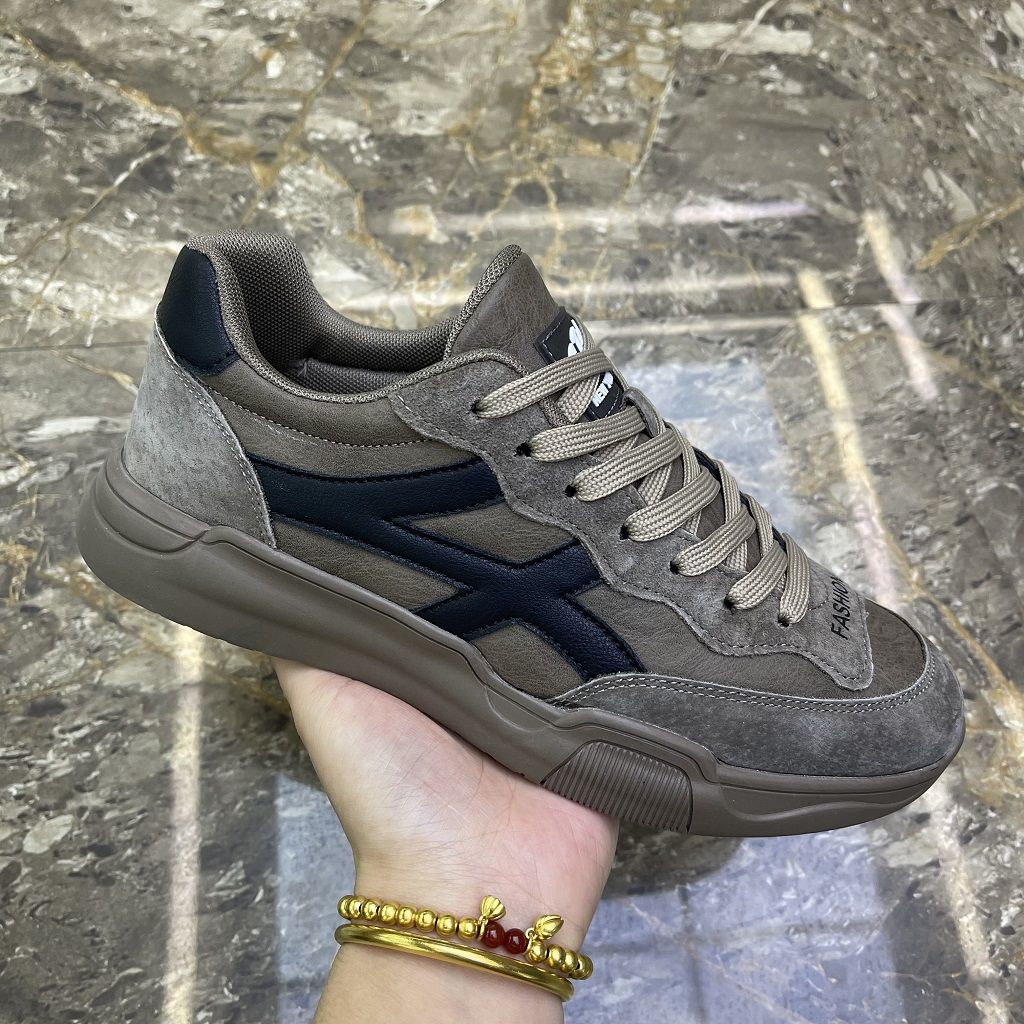 

Men s shoes trendy platform casual shoes cloth shoes new mesh breathable green tide with four seasons sports 44